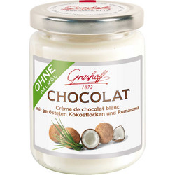 Видове Бял Grashoff Бял шоколад, кокос и аромат на ром 235 гр